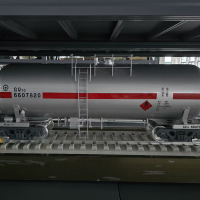 高铁时代GQ70型轻油罐车模型