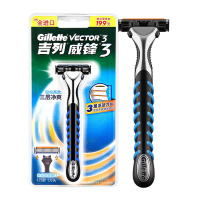 吉列威锋3手动刮胡刀三层 1刀架1刀头