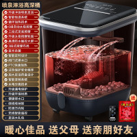 奥克斯足浴盆泡脚桶加热电动按摩洗脚盆AUX-1601全自动家用高深桶