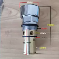 洗手盆洗脸盆龙头铜阀芯六角头手按手压式延时小便阀芯洗面盆配件