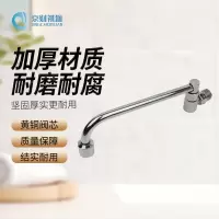 京财祺源 厨师用灶台水龙头 半自动摇摆水龙头菜盆厨房龙头酒店龙头 1号合金不锈钢30CM JCY-A058S-249