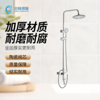 京财祺源 淋浴花洒套装 全铜主体淋浴多功能喷头冷热花洒套装家用浴室淋浴器 JCY-A058S-241-9