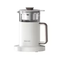 夏普液体加热器(养生壶)KP-MT05L-W 煮养生汤银耳羹茶果茶0.55L