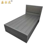 鑫金虎 现代简约板式床单人床 1200*2000*400mm/张