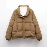 新款羽绒服女小个子冬季加厚立领宽松鸭绒面包服外套保暖