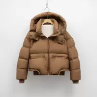 短款冬季白鸭绒时尚简约面包服加厚保暖蓬松外套羽绒服女