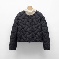 秋冬新国标90绒新品宽松极简风轻薄圆领羽绒服短外套