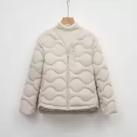 90白鸭绒新国标修身V领纯色简约圆领保暖羽绒服女外套_36