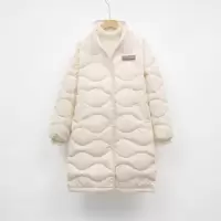 新国标90绒羽绒服休闲冬季保暖新品户外风立领宽松长款外套女