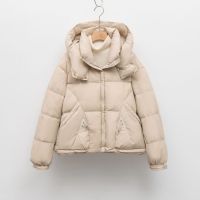 90绒鸭绒简约保暖新款加厚宽松女羽绒服外套_64