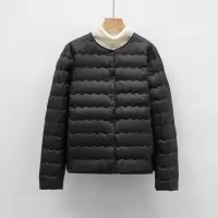 羽绒内胆新国标90绒百搭圆领简约波浪纹秋冬外套羽绒服女