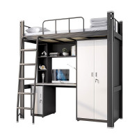 企采严选 黑色90单人床用桌柜(不含铁架床)单桌柜