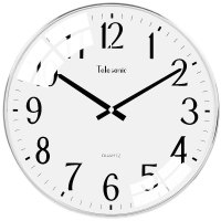 天王星(Telesonic) Q0676-2 14英寸 石英挂钟 (计价单位:个) 银色