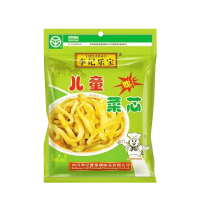 李记乐宝儿童菜芯80g*10袋便携袋装健康美食开胃小菜长保质期12个月
