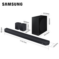 苏宁 SANXING 音响Q930D无线蓝牙回音壁 投影电视音箱