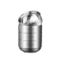 美厨(MAXCOOK) 惠美系列304不锈钢双层隔热碗苏11.5CM(4只装)