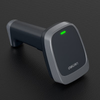 得力(deli)扫描枪 激光一维码零售快递仓储物流超市条码扫描器 无线一维条码枪 14954W