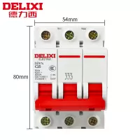 德力西自动开关DZ47-63/3P 25A