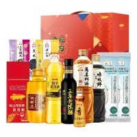 金龙鱼惠众喜礼盒D款(1250g+3550ml)米面粮油组合
