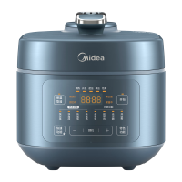 美的(Midea)5L电压力锅1300W大功率8分钟快手菜无水料理一锅双胆高压锅MY-C5147[ZMD安心系列]