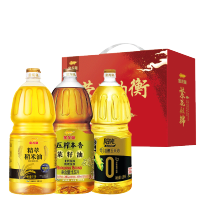 金龙鱼营养均衡食用油礼盒C款 4.5L(稻米油1.5L+菜籽油1.5L+玉米油1.5L)