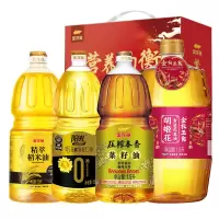 金龙鱼金玉满堂食用油礼盒B款 6.3L(金衣玉食1.8L+稻米油1.5L+葵花油1.5L+菜籽油1.5L)