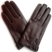 TANXIANZHE/探险者羊皮防寒手套TANXIANZHE-BA-198棕色羊皮可触屏均码 副