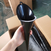 谋福 长嘴免手扶加油漏斗(黑色漏斗)*/个