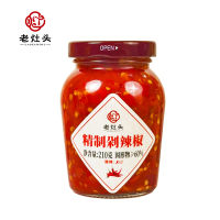 老灶头精制剁辣椒210g瓶装