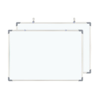 Keysomly超大银框双面磁性白板35*50cm H型支架创意办公神器