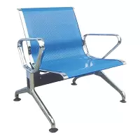 臻远ZY-JCY-11 连排椅机场椅公共座椅等候椅 浅蓝机场椅排椅单人位