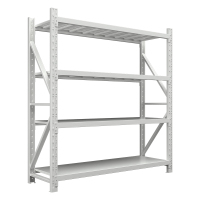 臻远ZYJJ-HJ-018仓储货架重型货架灰白色主架1500*600*2000mm/300kg