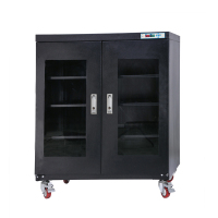 臻远ZY-FCG04工业防潮柜电子防潮箱低湿度存储柜元器件芯片干燥柜 FCM(20-60%RH)320L黑色款