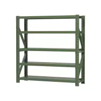 臻远ZYJJ-HJ-045仓储货架重型货架绿色五层主架1500*500*2000mm/500kg