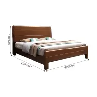 臻远ZY4031126 实木床宿舍家具1.8米双人床