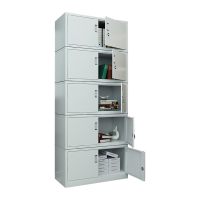 臻远 ZY50212003钢制文件柜办公柜铁皮资料柜档案柜储物柜 分五节柜