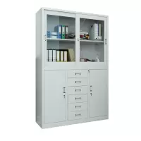臻远 ZY50212006钢制文件柜办公柜铁皮资料柜档案柜储物柜 宽中六斗柜