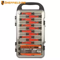钢盾(SHEFFIELD) S037015 15pc一/十/花型精密螺丝批[家用]