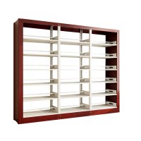 臻远ZY4072638 钢制书架红色资料架 双面6层一列三组 2800*450*2000mm