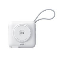 W&P[3C认证可上飞机]商务宝系列 移动电源 多合一无线充/45W/15000毫安/白色