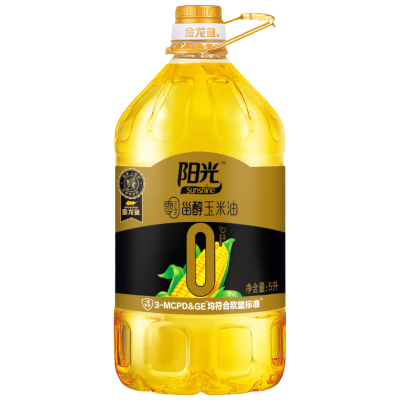 金龙鱼 零反式脂肪甾醇玉米油(黑金款)5L
