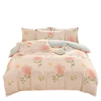 金丝莉(KINTHERI) 云纱四件套 甜也 被套:200x230cm(NM)