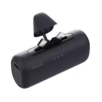 爱沃可[3C认证可上飞机]LPS002 快充尾插移动电源 5000毫安/lightning+type-c适用/黑色