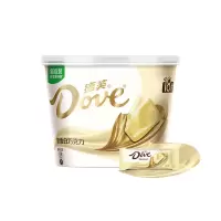 德芙全家桶 奶香白巧克力 碗装18粒216g 休闲零食 糖果 生日礼物