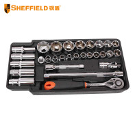 钢盾(SHEFFIELD) S025023 29件套12.5mm系列套筒组套[家用]