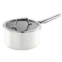 德世朗(DESLON) 云璟系列珐琅奶锅18cm 白色DP908-S18