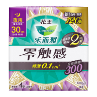 乐而雅花王零触感卫生巾日用夜用30cm防漏干爽亲肤姨妈巾4片