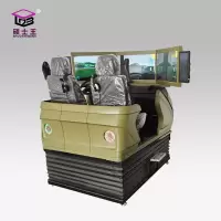 硕士王SHUOSHIWANG汽车驾驶模拟器六屏双座大型特种车通用运输车驾驶模拟训练系统