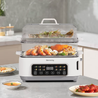 勃曼多功能电蒸锅BM-Z06A多功能家用双层大容量蒸锅