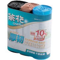茶花垃圾袋M30恒温封口滴水不漏300010(颜色随机)